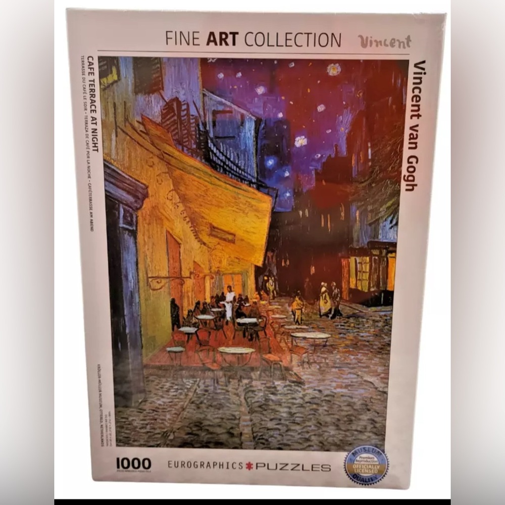 1000 Puzzle Vincent Van Gogh Café Terrace at Night Art Print eurographics puzzle